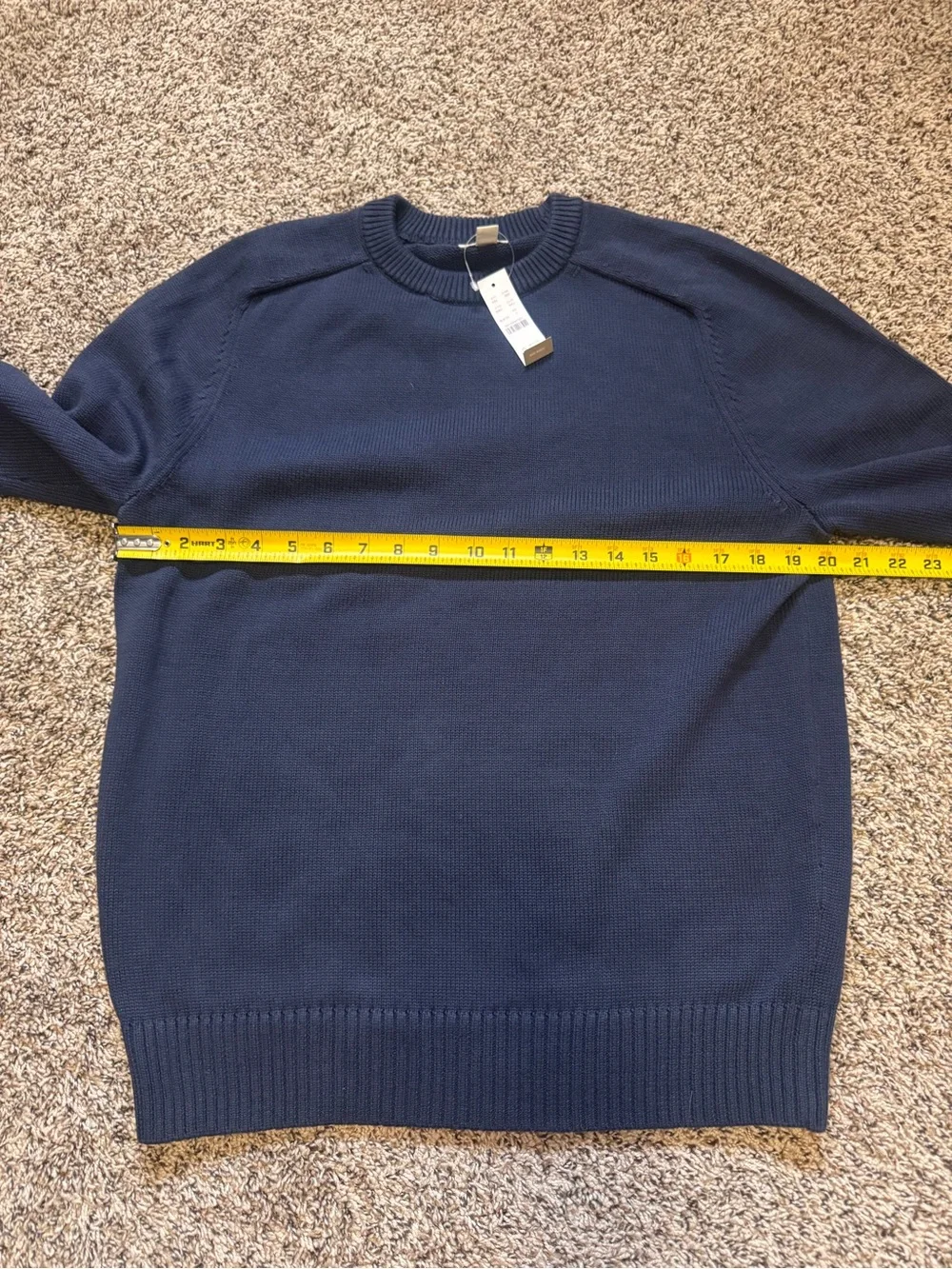 NWT J. Crew Men's Heritage Cotton Crewneck Sweater